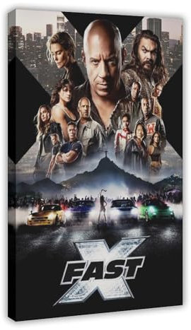 Filmplakat Filmposter Fast 2 Furious, Leinwandposter, Wandkunst, Dekordruck, Gemälde für Wohnzimmer, Schlafzimmer, Dekoration, 30 x 45 cm