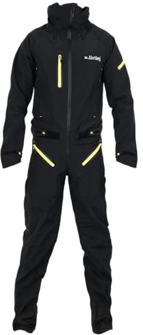 dirtlej dirtsuit core edition graphite/lemon v.6, Matschoverall für Mountainbiker Herren (graphite/lemon)