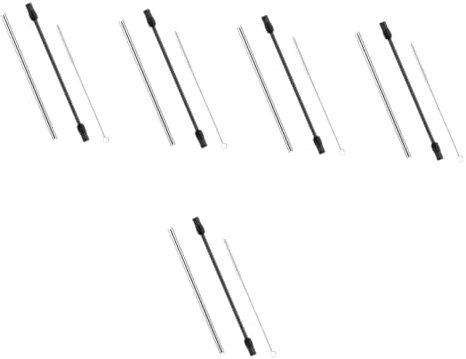 Uonlytech 5 Sets Coffee Machine Replacement Tube Drink Milk Maker Espresso Machine Scoop Spoon Filter Sponge Coffee Handle Cleaning Filter Coffee Bean Coffee Machine Metal