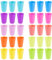 Lot de 30 gobelets en plastique colorés réutilisables, gobelets en plastique colorés, gobelets en plastique réutilisables, gobelets en plastique réutilisables, gobelets pour enfants, gobelets en