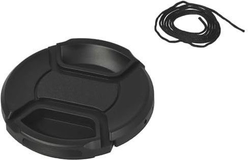 vhbw Objektivdeckel 62 mm kompatibel mit Tamron 70-300 mm 4-5.6 AF Di LD Macro 1:2 Kamera - Kunststoff Schwarz, mit Innengriff