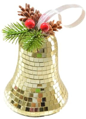Adorno de cristal brillante para colgar en el árbol de Navidad, fácil de colgar, suministros de decoración del hogar, decoración de Navidad, esencial