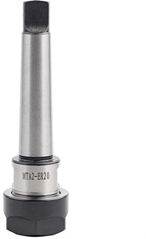 Generic ER20 Collet Chuck Gewinde, ER20 Adapter Collet Chuck Holder Morse Taper Shank Mta2 / ER32 für CNC -Drehmaschine (MTA2-ER20)