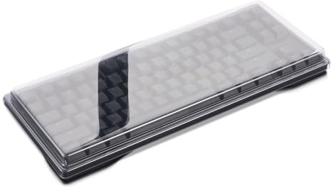 Decksaver Schutzhülle für Wooting 80HE – Super-robuster Polycarbonat-Schutzdeckel in patentierter rauchklarer Farbe, hergestellt in Großbritannien