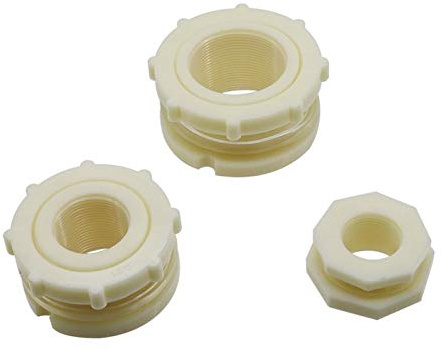 ICYJRFHLTF Garden Plumbing Female/Male Thread ABS Connector Garden Irrigation Joint Fish Tank Aquarium Drain Pipe Fitting 1/2 3/4 1 1.2 1.5 2 (Color : 2 inch)