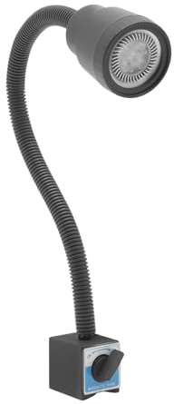 Magnetische LED Drehmaschine, Maschinenlampe mit Magnetfuß Magnetische, Maschinenlampe mit Magnetfuß, 5W Flexibel Wasserdicht Arm Drehmaschine Lampe für Drehbank Industrielle Beleuchtung (6500K)