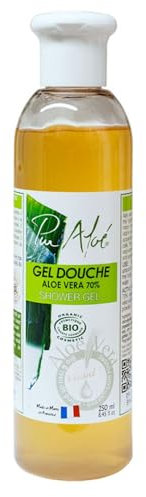Pur Aloé Gel Douche Revitalisant Cutané 70% d'Aloé Vera Bio 250 ml