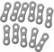 Sharplace Aluminium 3-Loch Zeltleinenspanner Dreiloch Seilspanner, Rope Tensioner, für 2-5mm Zeltleinen Abspanner, 10pcs Set
