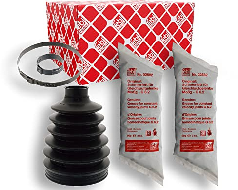febi bilstein 49877 Achsmanschettensatz , 1 Stück | Kompatibel mit: FORD FOCUS III, FOCUS III Stufenheck, GALAXY II, MONDEO IV, MONDEO IV Stufenheck, MONDEO IV Turnier, S-MAX