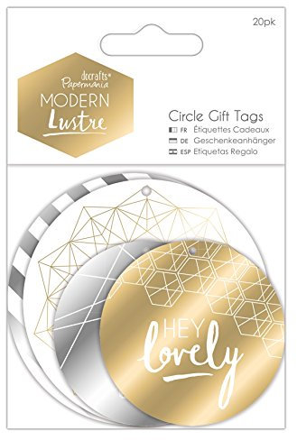 Papermania Geschenkanhänger, Gold Silber, Einheitsgröße