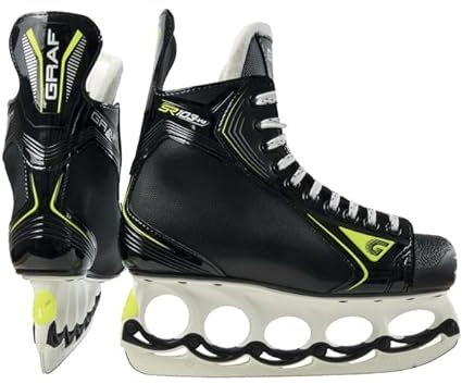 GRAF Super G 103 V4 Skate mit T-Blade System Modell 2020 Inclusive Kufenschoner, Größe:10.5 = 45 1/3