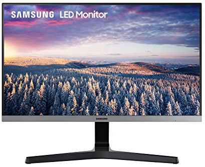 Samsung S27R350 - Monitor de 27'' sin Marcos (Full HD, 5 ms, 75 Hz, FreeSync, Flicker-Free, LED, IPS, 16:9, 1000:1, 250 CD/m², 178°, HDMI, InfinityEdge, Base en V) Plata/Negro/Gris Oscuro