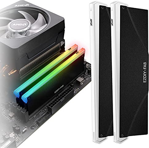 EZDIY-FAB 5V ARGB Speicher RAM Kühler DDR Kühlkörper für DIY PC Spiel MOD DDR3 DDR4-2 Pack-PI061