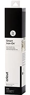 Cricut 2008683 Smart Iron-On Heat-Transfer Vinyl 1 Sheet Black 2.7m (9ft)