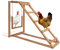 MaxxPet Spielset für Hühnerstall, Treppe, Plattform und Sitzstange, Holz, 100 x 50 x 81 cm