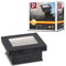 Paulmann 94578 LED Solar Bodeneinbauleuchte Domenic IP67 eckig incl. 1x0,1 W Warmweiß Schwarz kabellos Kunststoff wiederaufladbar 3000 K
