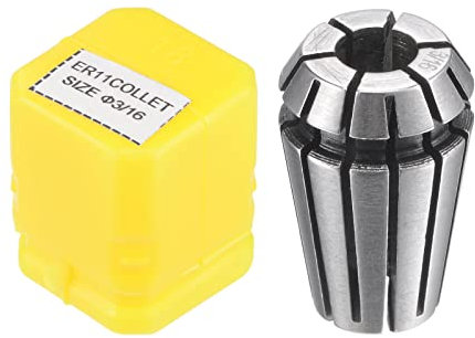 sourcing map ER11 Spring Collet, 3/16 Chuck for CNC Engraving Machine Lathe Milling