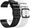 ANBEST Silicone Wristband for Polar Vantage M/M2/Grit X - Sports Replacement Strap for Men and Women, Black + White