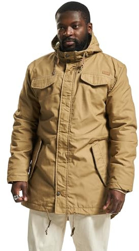 Brandit Marsh Lake Teddyparka, Farbe: camel, Größe: S