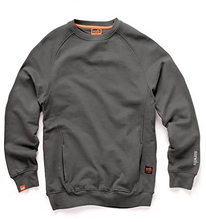 Scruffs Eco Worker Sweatshirt, Graphite, XXXL (T55442)