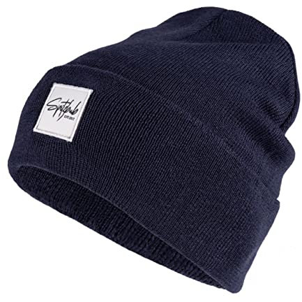 Spitzbub Unisex Mütze Beanie (Blau)