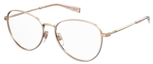 LEVI'S LEVIS Brille mit Sehstärke für Unisex optional mit Sonnenbrillentönung oder Blaulichtfilter, Panto, gefertigt aus Metall, Modell: Lv 5037 (inklusive Brillenetui)