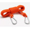 HAMIMI Sicherungsseil Outdoor-Seil Kletterseil Nylon Statisches Seil Mit 2 Stahlhaken Für Arbeiten in Der Höhe/feuerleiter/abseilen/Sport Camping Usw,6mm-3m