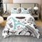 richhome Eiffelturm Bettbezug Set 135x200 Romantisches Paris Gebäude 100% Natürliche Baumwolle Bettwäsche Set Französischer Stil Moderne Landmark Baumwolle Solid Quilt Cover Set