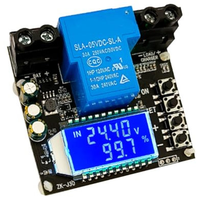 -J30 Compteur Coulomb Affichage Test Batterie Protection Batterie Lithium Contre Courant Bidirectionnel 30A