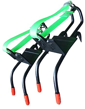 Angoily 1 Paar Set Baumkletterschnalle, Kletterausrüstung, Klettergaffs, Stange, Kletterwerkzeuge, Baumklettergürtel, Taillengürtel, Haken, Werkzeug, Krallen-Stil, Kletterspikes, Suite, 45 Stahl