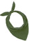 JOPHY & CO. Bandana aus 100% Baumwolle, 3/5/10 Stück, für Damen, Herren, Kinder, Unisex, unifarben und/oder mit Paisleymuster, Artikelnummer A644, Militär, Set 1 Stck