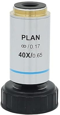 SePKUS Microscope Accessories Biological Microscope- Lens 40X L=195 Infinity Plan Achromatic Objective Lens for Lab Bio-Microscope 20.2mm Durability And Reliable Performance