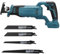 Scie Sabre Sans Fil compatible avec Makita 18V batterie, Scie Électrique avec 4 lames, Scies égoïnes sans fil pour métal, bois, tuyaux en PVC, l'élagage des arbres (Moteur sans balais)
