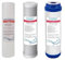 Kit Filtri Acqua 3 Stadi per Osmosi Inversa Depuratore Acqua domestico standard da 10 Filtri Acqua Italia®