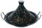 Tajine marocain en acier inoxydable avec finition noire et revêtement silicone antiadhésif 34cm 4 personnes NOIR OU BLANC