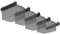 Fixirons 5 Pack Overhead Storage Rack, Ceiling Rack for Utility Bins Organization, Heavy Duty Garage Storage Supports Most Containers (for 4 Bins)