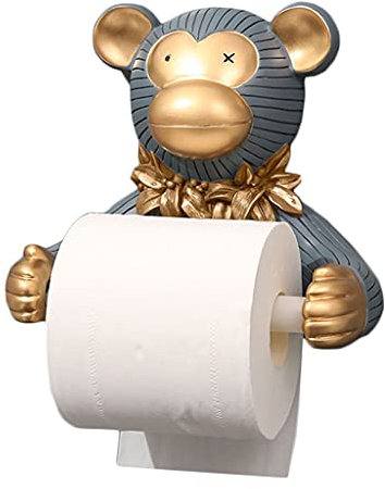 Monkey Toilettenpapierhalter, Wandmontage, Badezimmer-Dekorspender