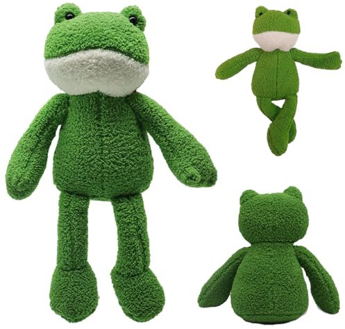 LGWJHCY Langbeiniger Frosch Plüschtier Stofftier, Frösche Flauschiges Stofftier, Tier Spielzeug, Niedlich Kissenpuppe, Kuscheltier Puppe Geschenk für Kinder Mädchen Jungen.