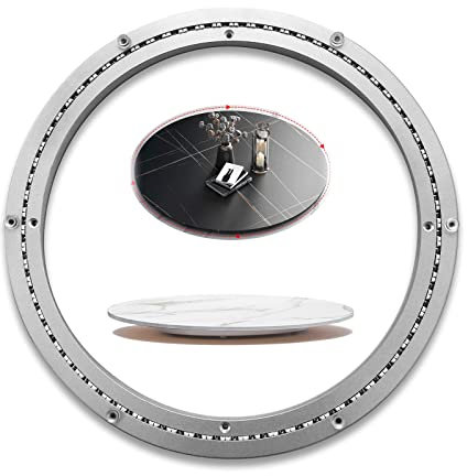 Robustes Tischlager mit Drehgelenk für Glas, Granit oder Holz, Küche, Esstisch, 40,6 cm, Aluminiumlegierung, Lazy Susan Drehteller mit 360-Grad-Drehung