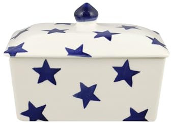 Emma Bridgewater Blue Star Small Butter Dish