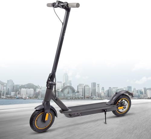 8.5/10 Patinete Electrico Adultos con 350W Motor, 36V 10.4Ah de la Batería Patinete Electrico Plegable, Autonomía hasta 20-35KM, Velocidad Máx 25KM/H, Control App