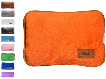 Sac à eau chaude électrique en peluche 500 W, chauffe-mains, portable et rechargeable, chauffe-mains et pieds à la maison, pour les journées froides, les douleurs menstruelles et musculaires