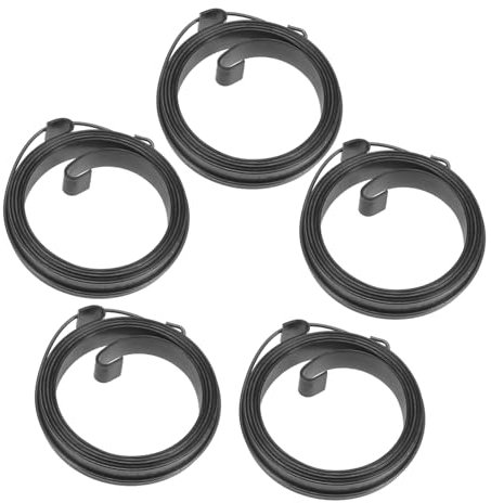 MOBUTOFU 5pcs Pull Starter Spring Replacement Kit for Lawn Mower and Chainsaw 1.0 Large Coil Springs for Drill Press and Blower Pull Cord Repair for Outdoor Power Equipment