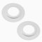 Ledangel 2 X Lamp Shade Adapter Reducer Plate/Washer/Ring Made from Metal ES to BC
