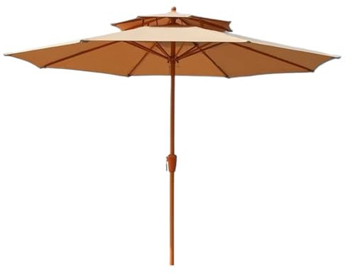 Parasol de terrasse pour extérieur, parasol de marché, parasol de jardin, parasol de marché, parasol de marché, parasol pour terrasse sans socle, parasol de jardin, parasol d'extérieur (vert), kaki,