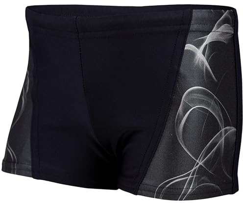 Aquarti Badehose Jungen Schwimmhose | mit Kontrast-Einsätzen – Bequeme Badehosen für Jungen