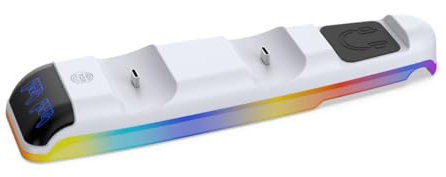 Controller Ladestation Joystick Dock Mount Double Slot Wireless Charging Holder Elegante Halterung