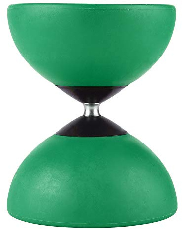 Stylebest Kit de diabolo chinois Yoyo triple roulement avec bâtons de diablolo colorés (vert)
