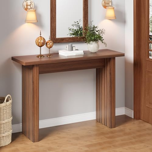 GuannCraft Console d'entrée en Bois aux Pieds sculptés – Un Meuble de décoration Traditionnel pour embellir Votre entrée