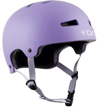 TSG Schutzausrüstung - Helm Evolution Solid - Satin Violett S/M